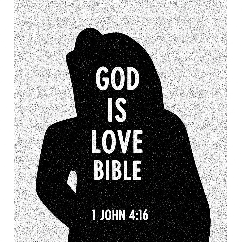 God Is Love Bible 1 John 4 16 illustration