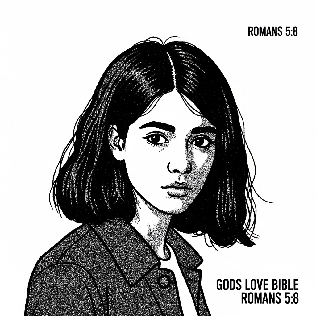 Gods Love Bible Romans 5 8 illustration