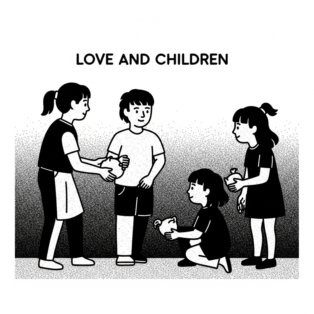 Love And Children illustration