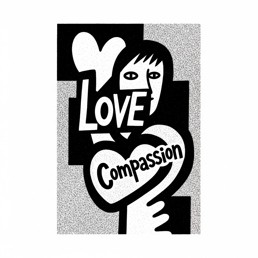 Love And Compassion illustration