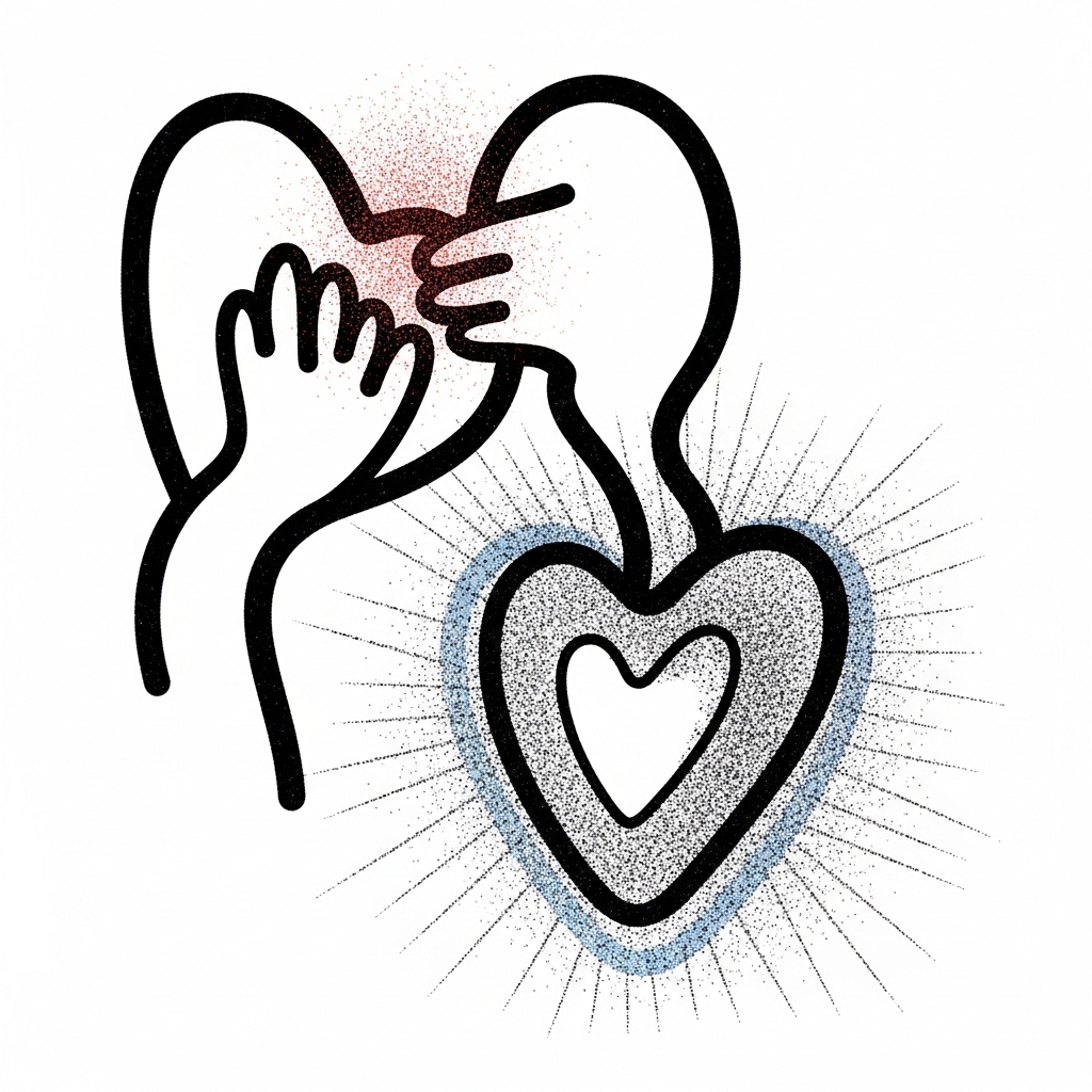 Unconditional Love Bible 1 John 4 19 illustration